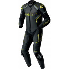S1 D3O SUIT BLK/GRY/FLO YEL LEATHER 2X