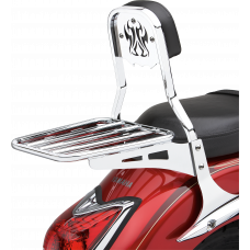 BACKREST INSERT TRIBAL CHROME FITS STD