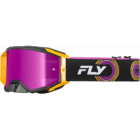 ZONE ELITE GOGGLE BLK/YEL/PUR W/ MAGENTA MIRROR/SMOKE LENS