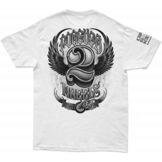 TWO WHEELS TEE WHITE 2X