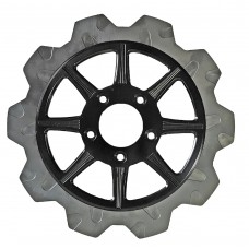 HIGH CARBON STEEL PHOENIX FRONT ROTOR BLACK 11.5
