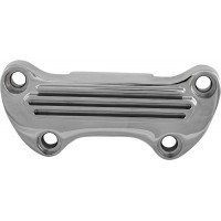 H-BAR CLAMP FINNED W/ SKIRT CHROME