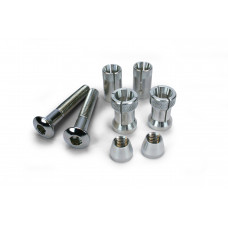 BAR END HARDWARE ALUMINUM