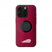 INDIAN PHONE CASE W/HEADDRESS IPHONE 16 PRO RED W/LOGO