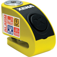 XZZ6L-Y ALARM DISC LOCK YELLOW