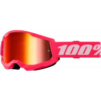 STRATA 2 JUNIOR GOGGLE PINK MIRROR RED LENS