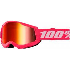 STRATA 2 JUNIOR GOGGLE PINK MIRROR RED LENS STRATA 2 JUNIOR GOGGLE PINK MIRROR RED LENS