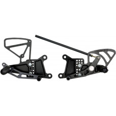 REAR SET COMPLETE BLK YAM