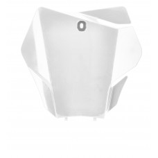 FRONT NUMBER PLATE GAS/KTM WHITE