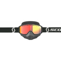 SPLIT OTG SNWCRSS LS GOGGLE BLK/WHT RED CHROME