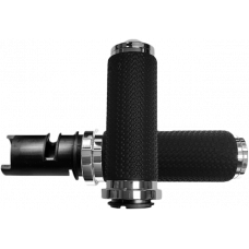 MEMORY FOAM LARGE CHROME TWIST GRIP
