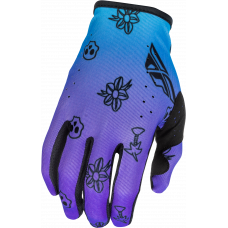 YOUTH LITE OUTLINE GLOVES PURPLE/BLUE/BLACK YL