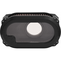 NL TC AIR CLEANER W/GLASS BLACK W/BLACK