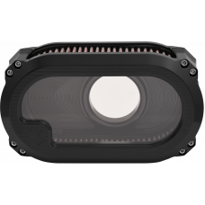 NL M8 AIR CLEANER W/GLASS BLACK W/BLACK