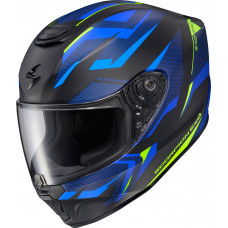 EXO-R330 FULL FACE HELMET SAGA BLACK/BLUE/HI-VIS 2X