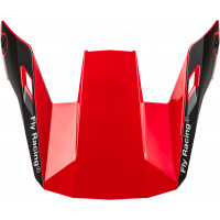 YOUTH RAYCE HELMET VISOR RED/BLACK/WHITE YS-YL