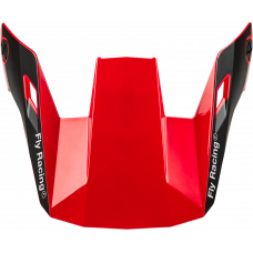 YOUTH RAYCE HELMET VISOR RED/BLACK/WHITE YS-YL