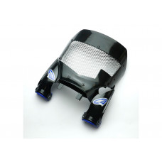 STADIUM VENTED NUMBER PLATE BLACK