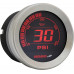 HD-02 SERIES GAUGE KIT SILVER BEZEL OIL TEMP