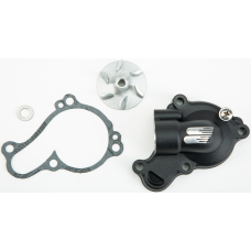 WATERPUMP COVER & IMPELLER KIT BLACK