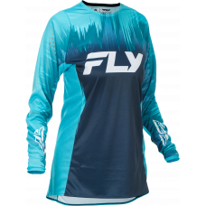 WOMEN'S LITE JERSEY AQUA/NAVY/WHITE MD