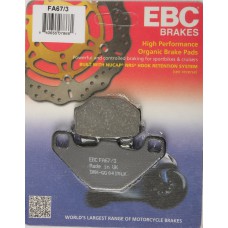 BRAKE PADS FA67/3 ORGANIC