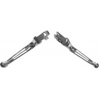2-SLOT LEVER SET CHROME BIG TWIN 86-06  XL 96-03