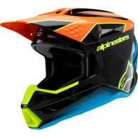 SM3 YOUTH FRAY HELMET BLK/ORNG/YLW FLUO YM