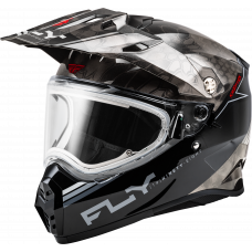 TREKKER CW CONCEAL HELMET ELEC SHLD BLACK/GREY/WHITE LG