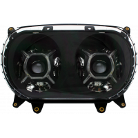 ROAD GLIDE HEADLIGHTS `15-22 BLACK ROAD GLIDE HEADLIGHTS `15-22 BLACK