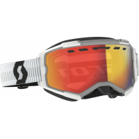 FURY GOGGLE SNOW CROSS LS WHITE W/RED CHROME