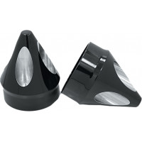 AXLE NUT COVER SPIKE BLACK 1
