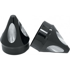 AXLE NUT COVER SPIKE BLACK 1