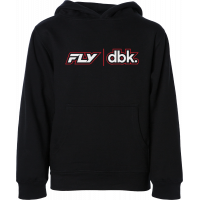 YOUTH FLY DBK WHEELIE HOODIE BLACK YL