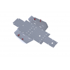 ALLOY CENTRAL SKID PLATE HON