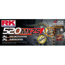 GB520MXZ5 DRIVE CHAIN GOLD 520 X 120