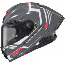 APEX EXO-WARP FULL FACE HELMET ATARAX GREY/WHITE LG