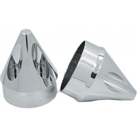 AXLE NUT COVER SPIKE CHROME 1