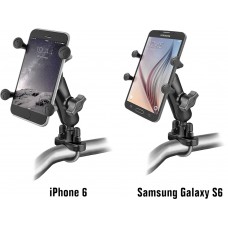 HANDLEBAR RAIL MOUNT W/U-BOLT BASE & X-GRIP CRADLE