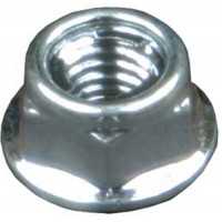 NON-SERRATED HEX FLANGE NUTS 6 X14MM 10/PK