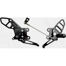 REAR SET COMPLETE BLK KAW