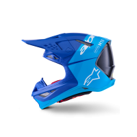SUPERTECH S-M10 FLOOD HELMET MET BLU/MD BLU/BLK CRB M&G LG
