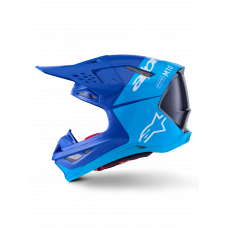 SUPERTECH S-M10 FLOOD HELMET MET BLU/MD BLU/BLK CRB M&G 2X
