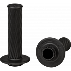 CONTROL MX LOCK-ON GRIPS BLACK - NO WAFFLE