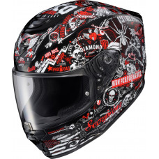 EXO-R330 FULL FACE HELMET SHAKE 2 RED 2X