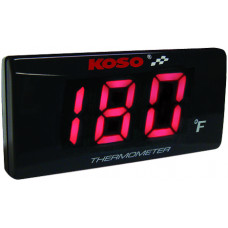 SUPER SLIM TEMPERATURE GAUGE RED DISPLAY
