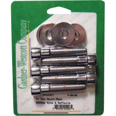 PULLEY BOLTS POLISHED FXD/FLST00-06/ FLH/FLT04-06