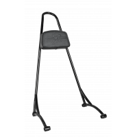 TALL SISSY BAR W/ PAD BLACK