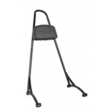 TALL SISSY BAR W/ PAD BLACK