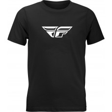YOUTH FLY F-WING TEE BLACK YL